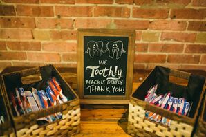 Wedding Party Favors at Ovation in Chicago, Illinois