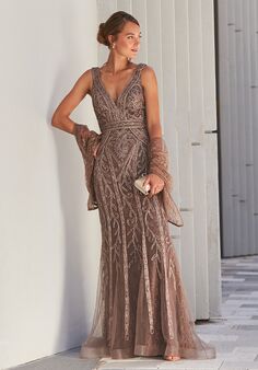 Ivonne D. 120D03 Brown Mother Of The Bride Dress