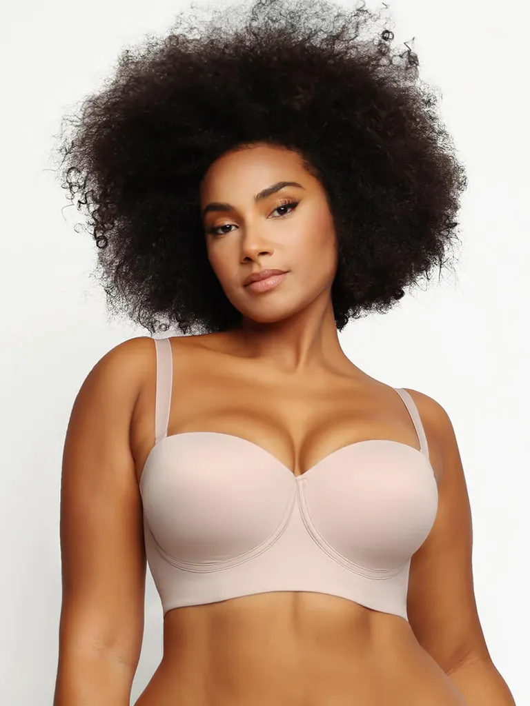 longline wedding bra for brides with larger busts