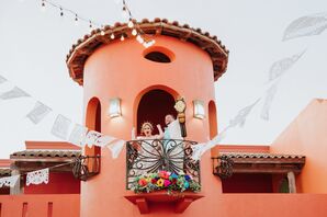 Bride and Groom at Casa Mariposa Venue & Villas