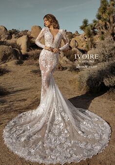 IVOIRE by KITTY CHEN JACINDA,V2108 Sheath Wedding Dress