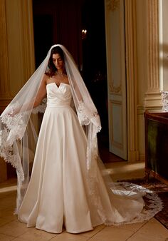 Justin Alexander Jones A-Line Wedding Dress