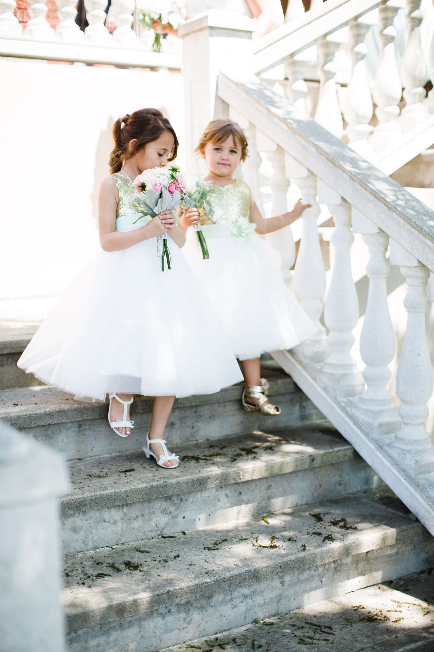 white christmas dresses White Tulle Girl Dress First Communion Weddings 12 Years