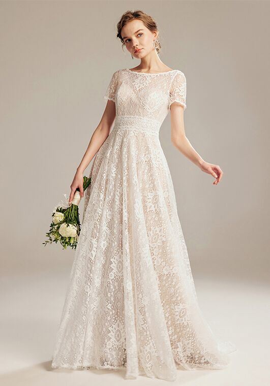 AW Bridal AW Calla Wedding Dress A-Line Wedding Dress - 4