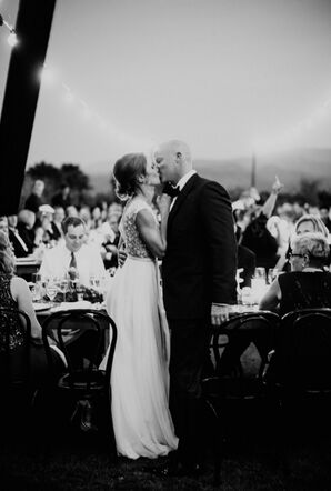 Black-and-White Wedding in Palm Springs