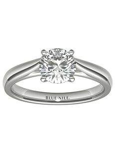 Blue Nile Round Cut Engagement Ring