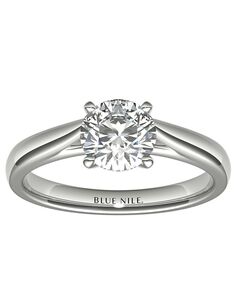 Blue Nile Round Cut Engagement Ring