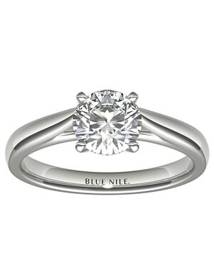 Blue Nile Round Cut Engagement Ring