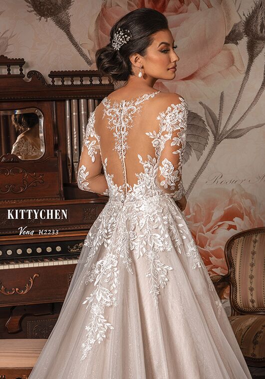 KITTYCHEN VENA, H2233 A-Line Wedding Dress - 3