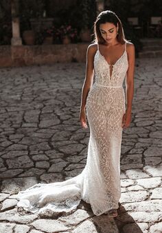 Abella Giselle- E206 Sheath Wedding Dress