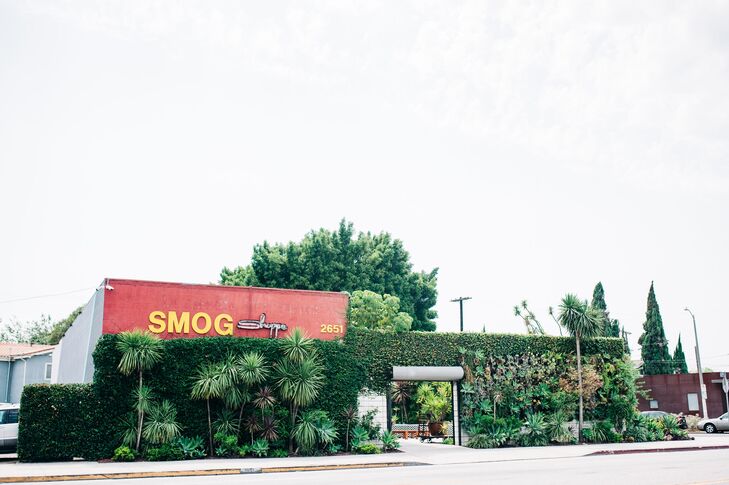 Modern Wedding at SmogShoppe in Los Angeles