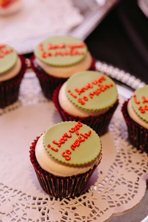 Cupcakes Featuring a Take on Austin's I Love You So Much Mural