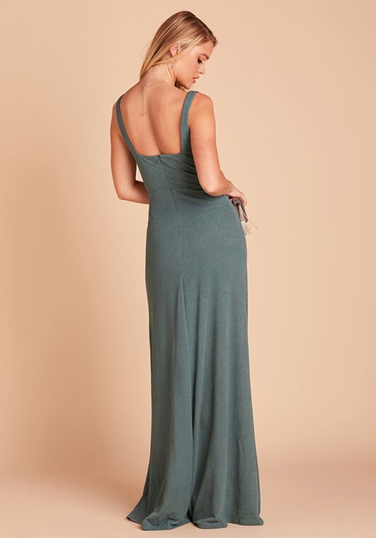 Birdy Grey Alex Convertible Dress in Sea Glass Square Bridesmaid Dress - 2