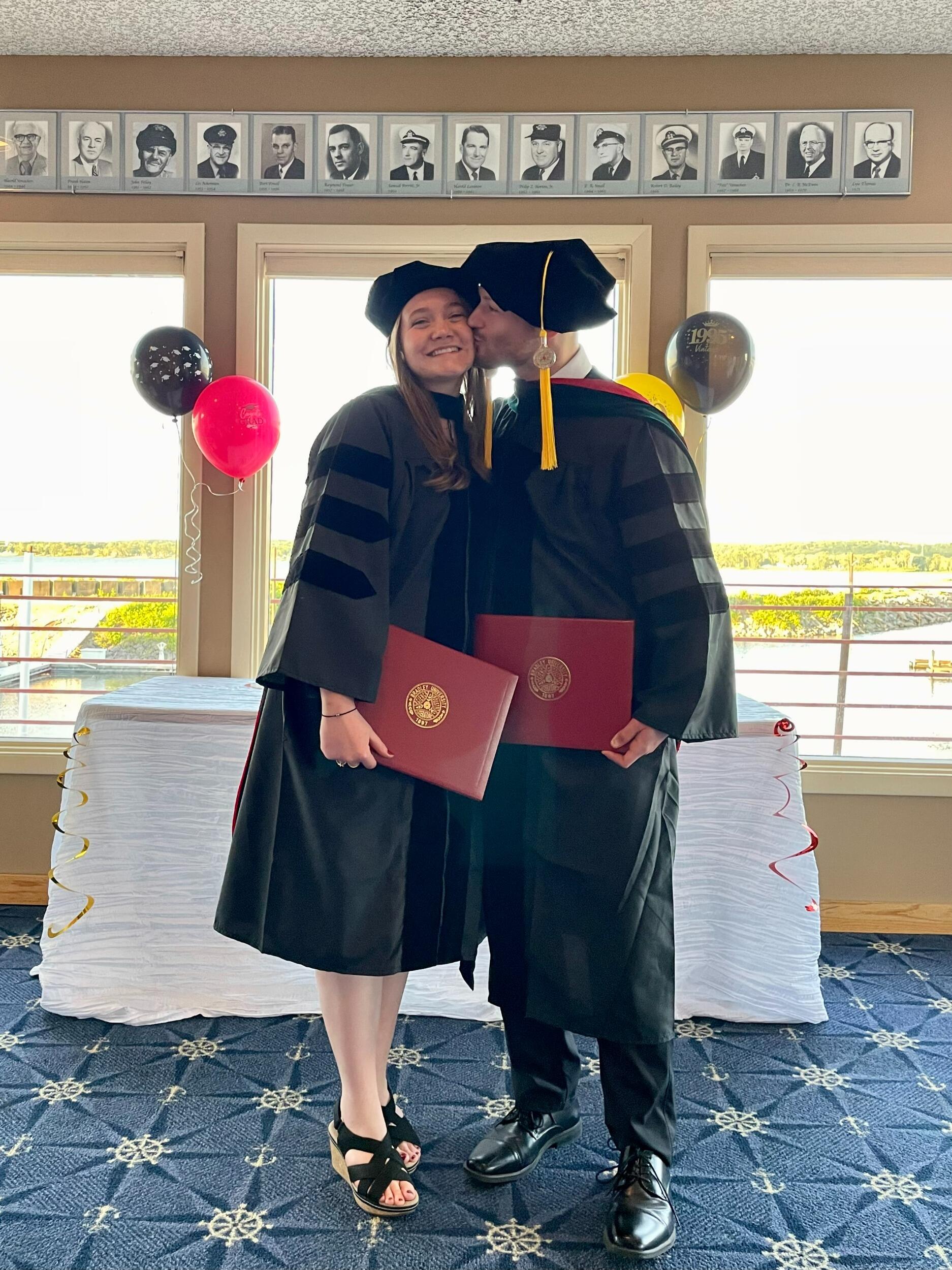 Graduation dinner celebration - doctorates obtained!