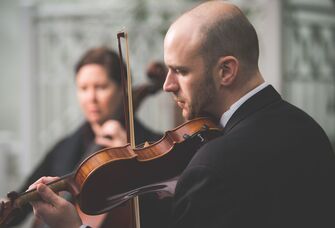 Man playing violin 