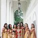 Traditional Red and Gold Bridesmaid Saris