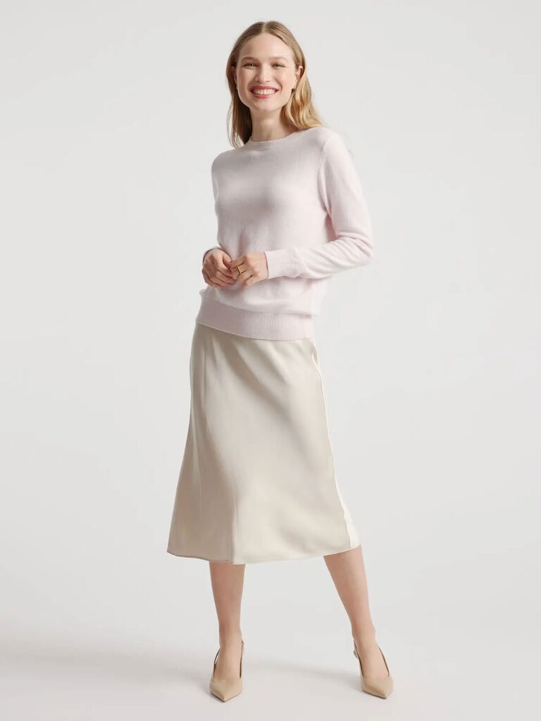 Quince affordable cashmere sweater gift for wife