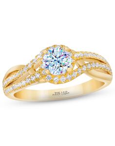 Kay Jewelers Unique Round Cut Engagement Ring