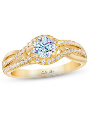 Kay Jewelers Unique Round Cut Engagement Ring