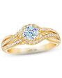 Kay Jewelers Unique Round Cut Engagement Ring - thumbnail - 1