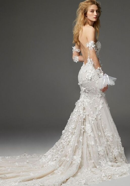 INES DI SANTO Spring 2023 - Reine Trumpet Wedding Dress - 2