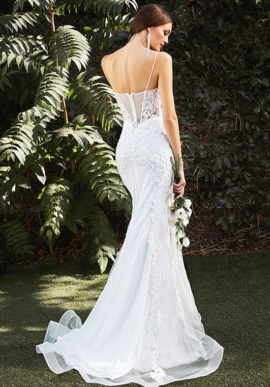 Ladivine CD937W Fit-and-Flare Wedding Dress - 2