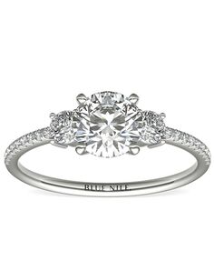 Blue Nile Round Cut Engagement Ring