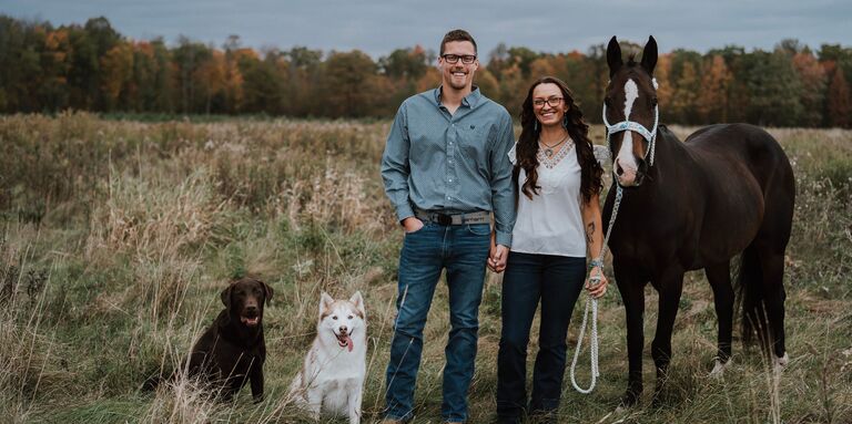 Mychal & Autumn Home Page Banner