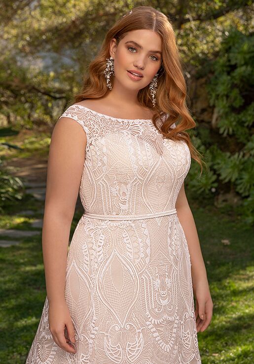 Beloved by Casablanca Bridal BL303 Ember A-Line Wedding Dress - 2