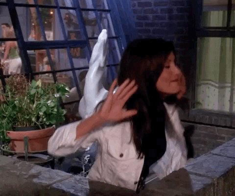 Friends Monica gif