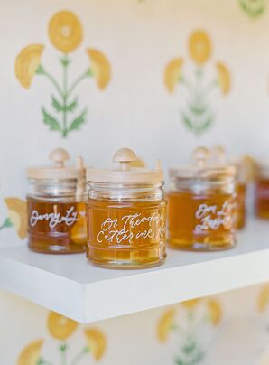 Honey Escort Card and Wedding Favor Duos