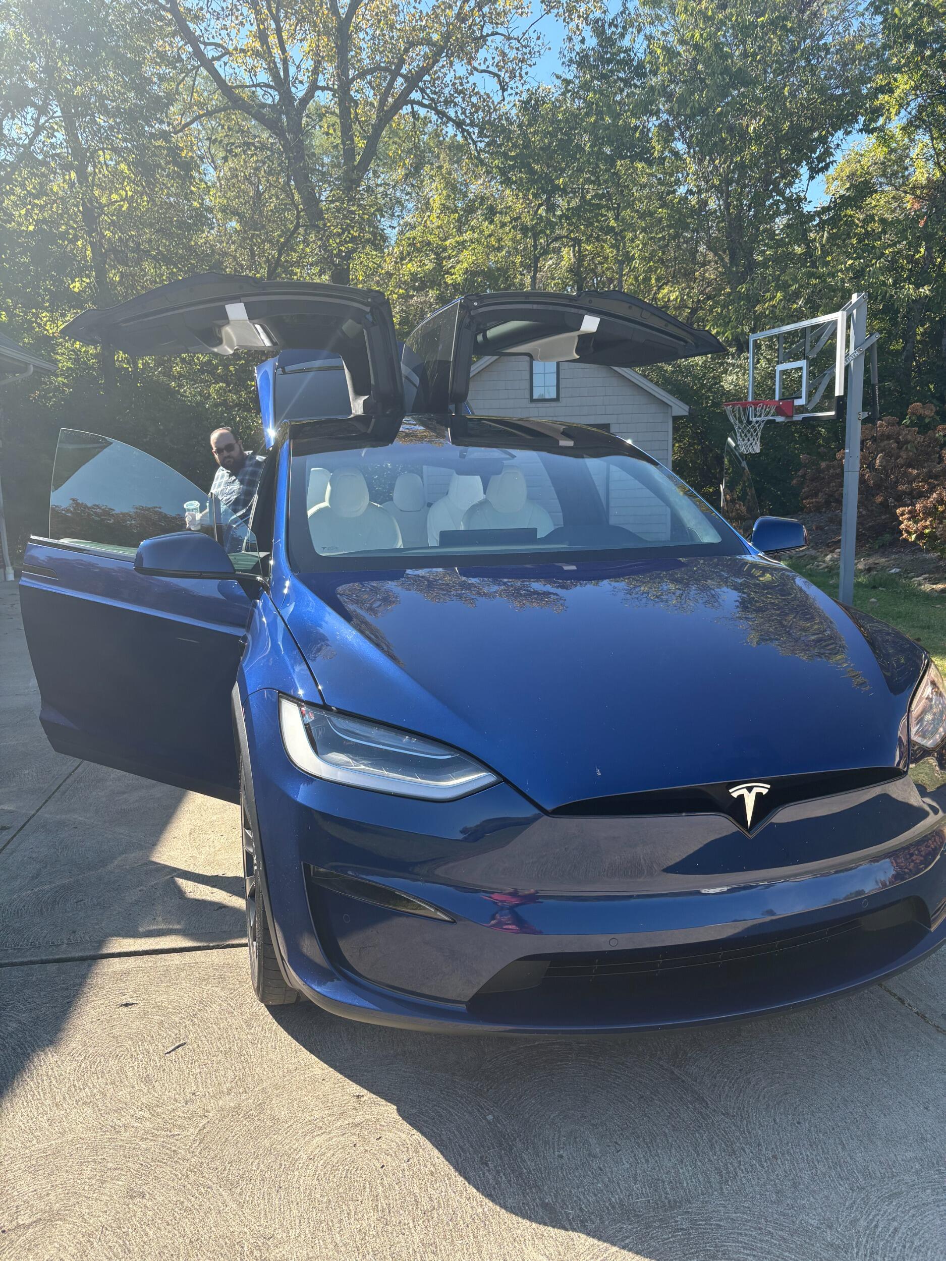 We flew back to visit my family soon after, where we were able to spend time together and celebrate our engagement with everyone. During the trip, we also celebrated Nick’s birthday, making the visit even more special.

As part of the celebration, we rented a Tesla Model X Plaid just for fun.