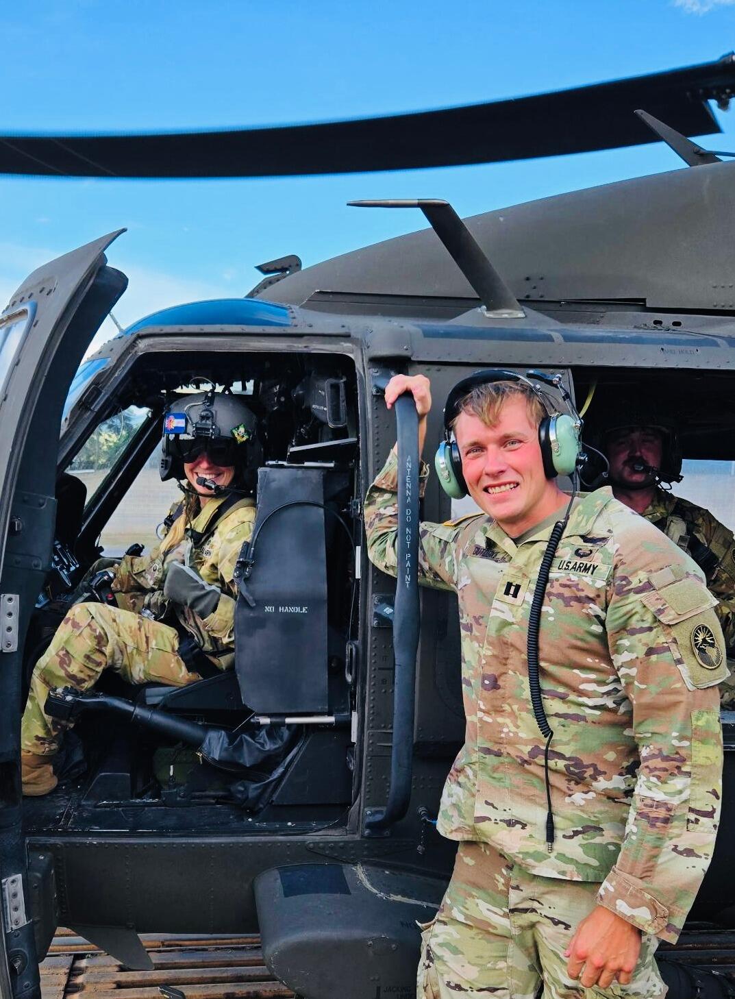Haley's last flight in Honduras - Joe was brave enough to ride along as a passenger and feared for his life every minute