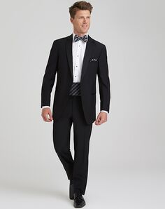 Allure Men Black Black Tuxedo