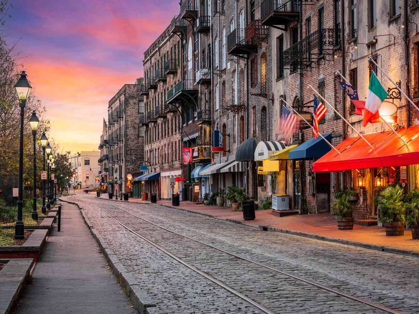 Picture of River Street Savannah Georgia
