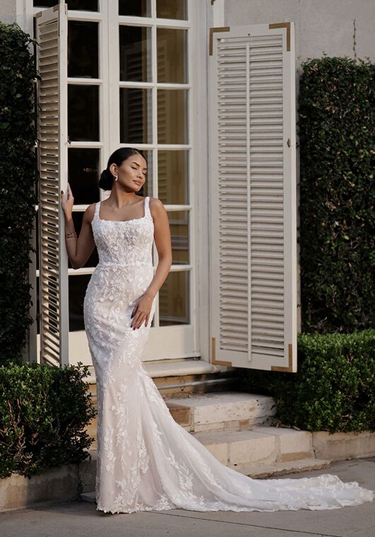 Martina Liana 1821 Column Wedding Dress - 3