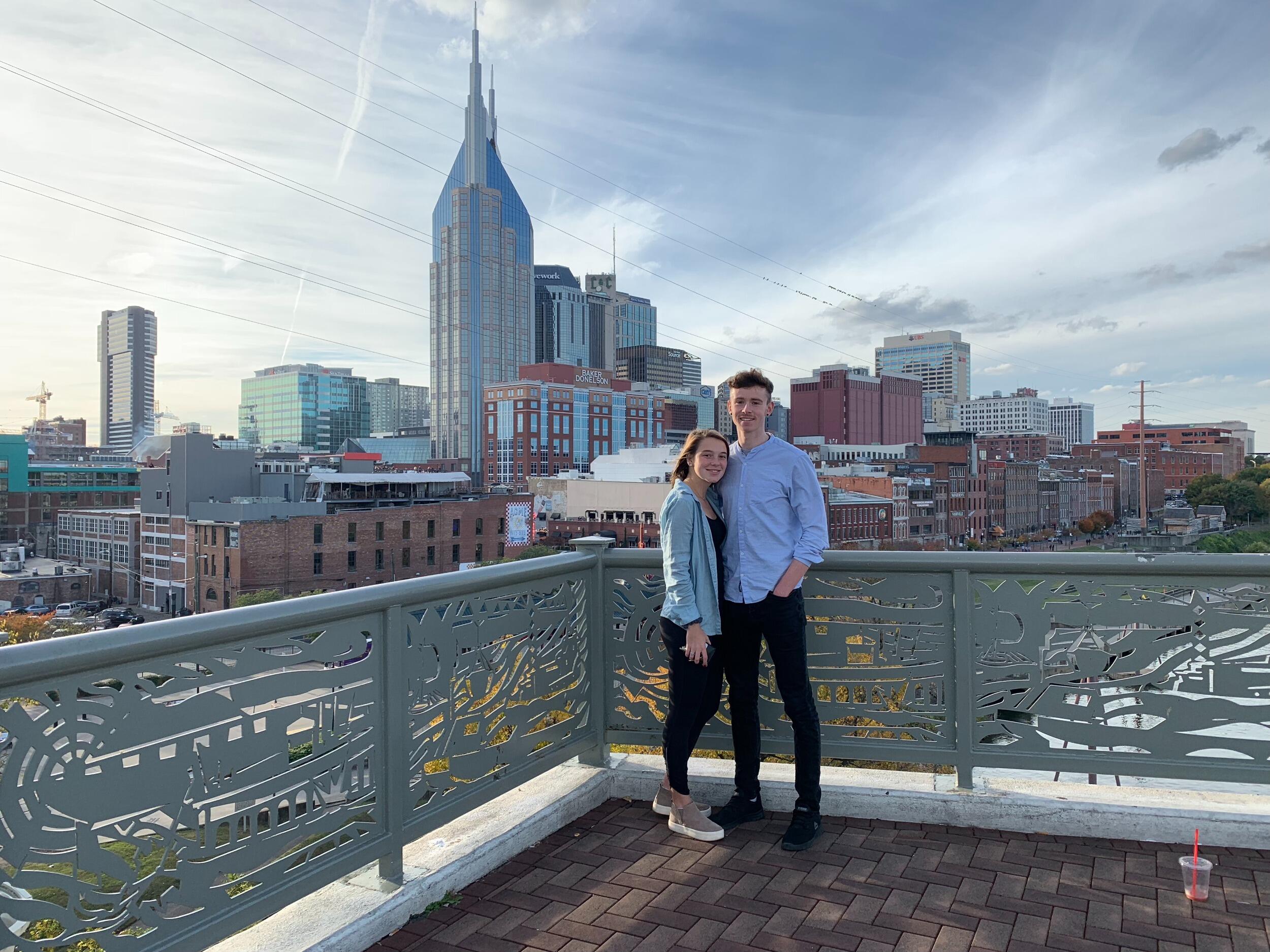 The adventure begins! In the fall of 2018, Oisín and Natalie took their first road trip together to Nashville—daytime on Broadway, nighttime with the Nashville Predators, and memories that kicked off a lifetime of travels!