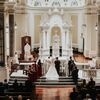 A Dramatic Black-and-Red Palette Set the Tone at This Wichita Art Museum Wedding in Kansas