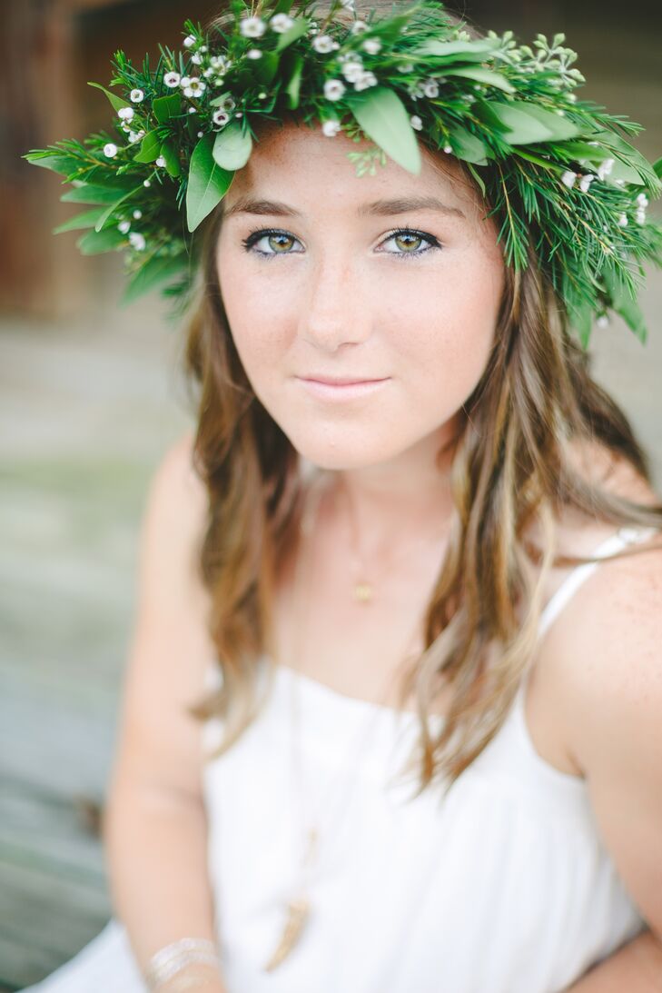 Ethereal Fresh Greenery Flower Crown