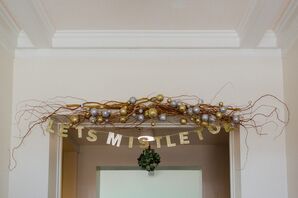 Festive Holiday Wedding Decor