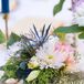 Chrysanthemum, Rose and Wildflower Centerpiece