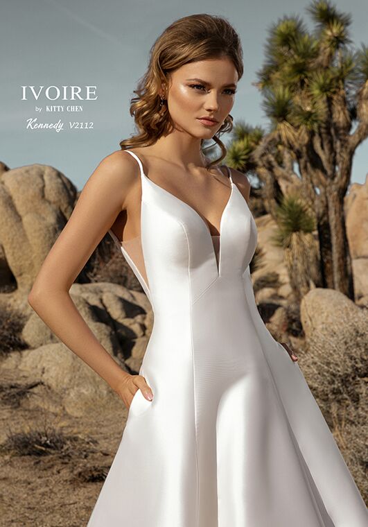 IVOIRE by KITTY CHEN KENNEDY,V2112 Ball Gown Wedding Dress - 3
