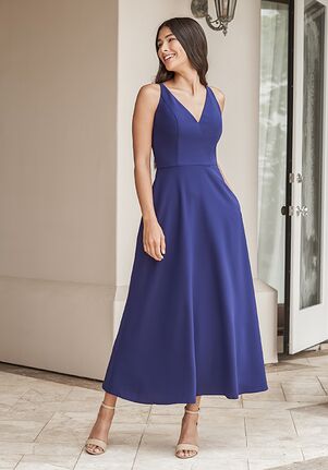 B2 Bridesmaids by Jasmine B243014 V-Neck Bridesmaid Dress