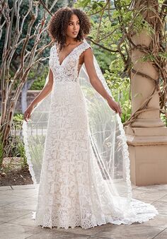 Jasmine Couture T232064 Fit-and-Flare Wedding Dress