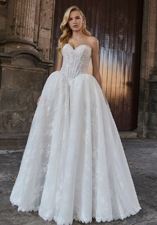 L'amour by Calla Blanche LA25247 Quielle Ball Gown Wedding Dress - 3