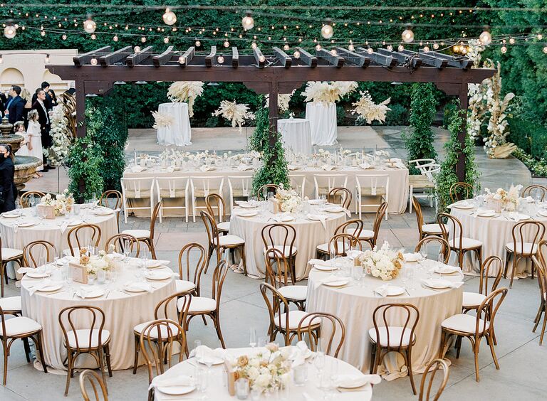 California garden wedding
