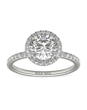 Blue Nile Studio Round Cut Engagement Ring