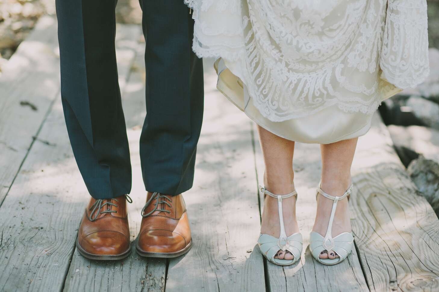 Bride And Groom Wedding Shoes