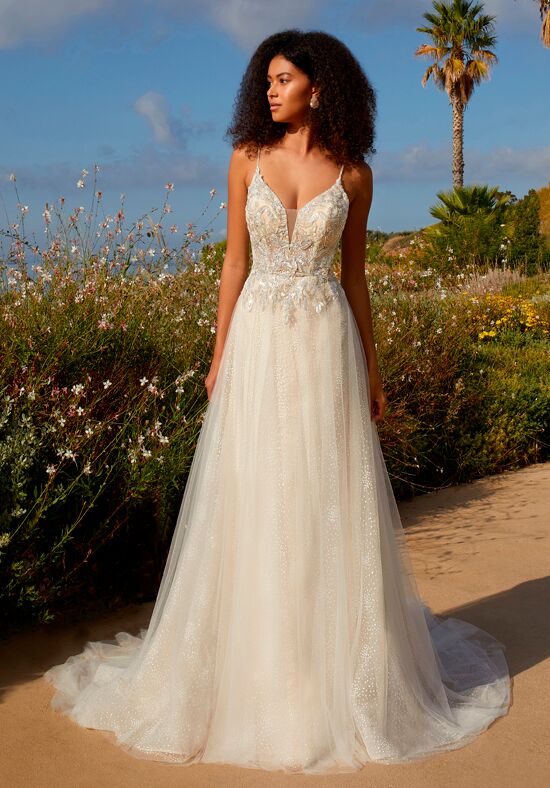Demetrios 8144 A-Line Wedding Dress - 1