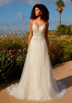 Demetrios 8144 A-Line Wedding Dress